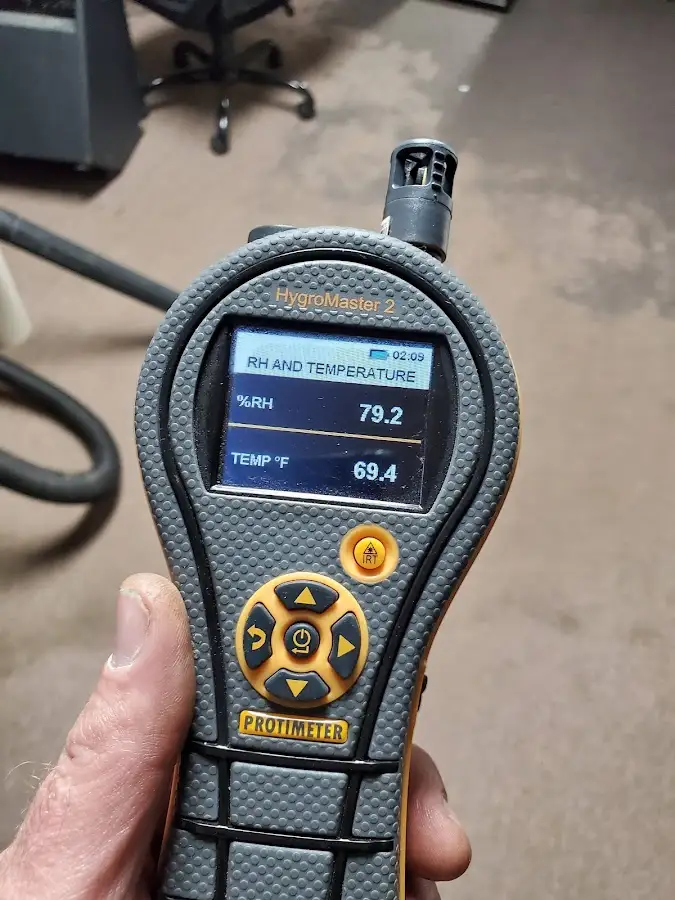 Moisture meter humidity assessment for Mold Remediation & Removal in Red Oak